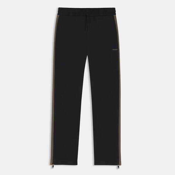 フューゴ メンズ ボトムス 心地好いズボン下 Hugo Dolos Trousers Black 001 黒いこと
