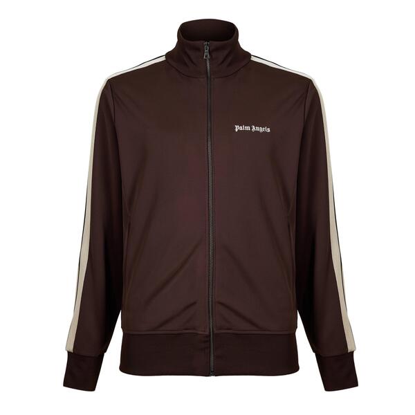 パーム・エンジェルス メンズ アウター 編み物・プルオーバー 貨物自動車背広 Palm Angels Men\u0027s Tracksuitop Brown 赤銅色