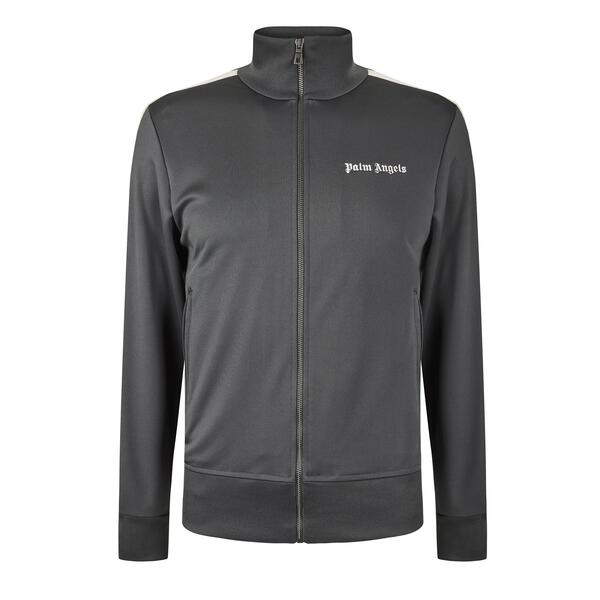 パーム・エンジェルス メンズ アウター 編み物・プルオーバー 貨物自動車背広 Palm Angels Men\u0027s Tracksuitop Dark Grey 薄墨色