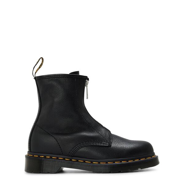 お医者さんマーチン レディース シューズ ブーツ・レインブーツ アンクル Dr Martens Women\u0027s Zipped Flat Ankle Boots Black Virginia 黒いこと