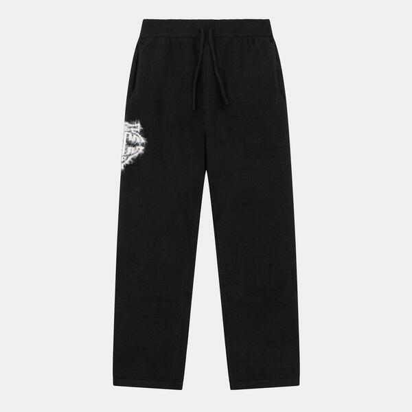 ザ クチュール 野球クラブ メンズ ボトムス 心地よいズボン下 編み物 ジョガーパンツ The Couture Club Mens Fluffy Knit Joggers Black 黒いこと