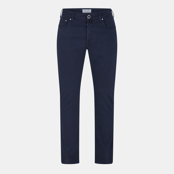 ヤコブ コーエン メンズ ボトムス 心地好いズボン下 Jacob Cohen Men\u0027s Bard Pocketapered Trousers Navy 米国海軍