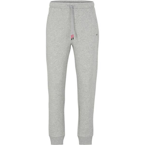 元締め メンズ ボトムス 心地好いズボン下 ジョガーパンツ フリース Boss Men\u0027s Hadiko Closed Hem Fleece Joggers Light/Grey 薄墨色