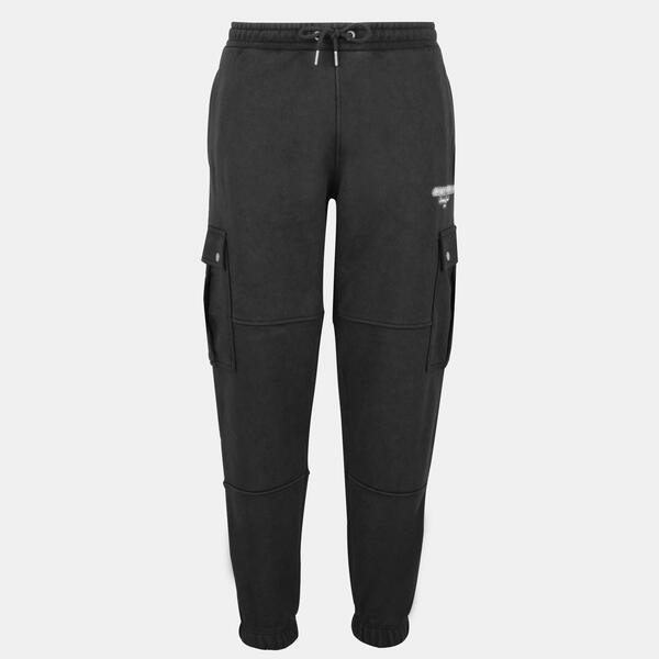 ジャック ウィルス メンズ ボトムス カジュアルパンツ リブ コットン ジョガーパンツ Jack Wills Men'script Cargo Cotton Ribbed Cuffs Joggers Black ブラック｜ReVida 店