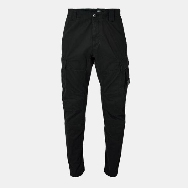 シーピーカンパニー メンズ ボトムス 心地好いズボン下 プルオーバー CP Company Men\u0027sateen Cargo Trousers Black 999 黒いこと