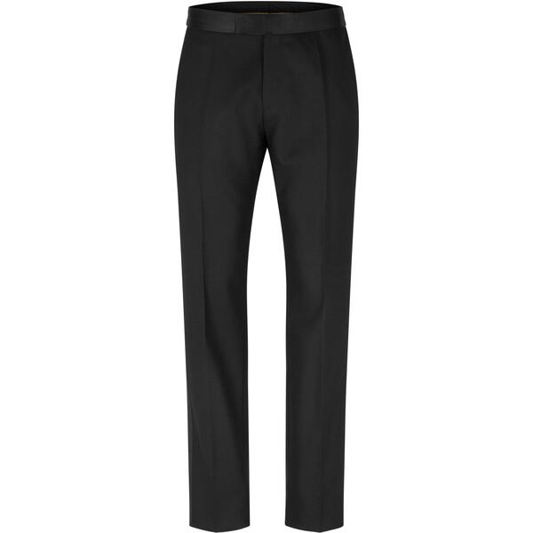 主任者 メンズ ボトムス 心地よいズボン下 引っ切り無い Boss Men\u0027s H Genius Tux Straight Leg Trousers Black 黒いこと