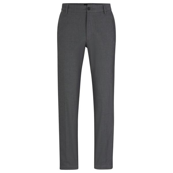 元締め メンズ ボトムス 心地好いズボン下 引っ切り無い Boss Men\u0027s Kane L Straight Leg Trousers Dark Blue 青み