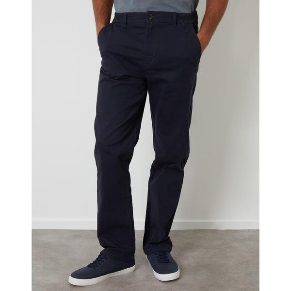 スリードベア メンズ ボトムス 心地よいズボン下 引っ切りない Threadbare Men\u0027straight Leg Trouser Navy 米国海軍