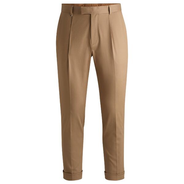 雇い主 メンズ ボトムス 心地好いズボン下 Boss Men\u0027s Pepe Trousers Open Beige ベージュ