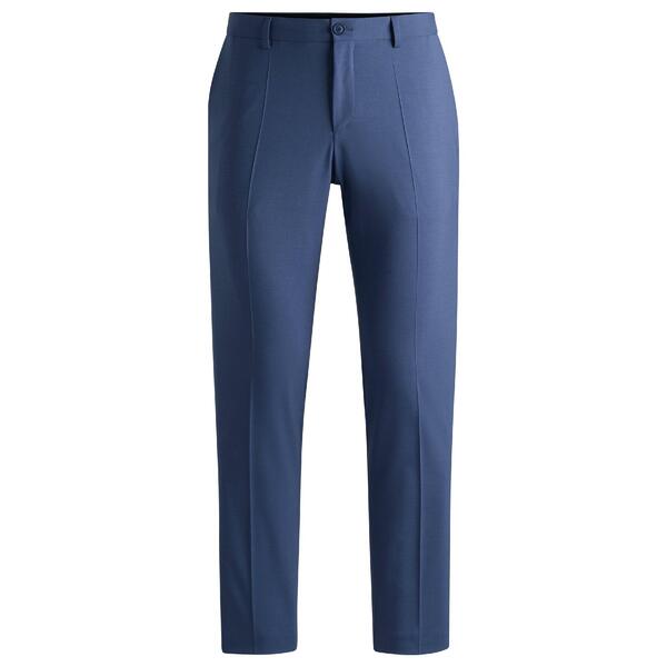 雇い主 メンズ ボトムス 心地好いズボン下 引っ切り無い Boss Men\u0027straight Leg Trousers Navy 米国海軍