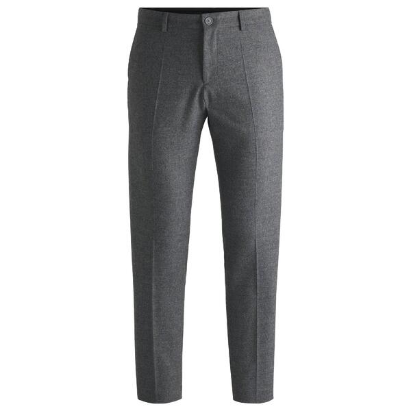 雇い主 メンズ ボトムス 心地好いズボン下 引っ切り無い Boss Men\u0027s P Geniustraight Leg Trousersilver しろがね色