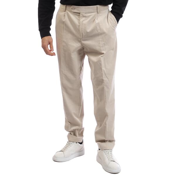 主任者 メンズ ボトムス 心地よいズボン下 引っ切り無い Boss Men\u0027s Perin Pl Straight Leg Trousers Open White 白いこと