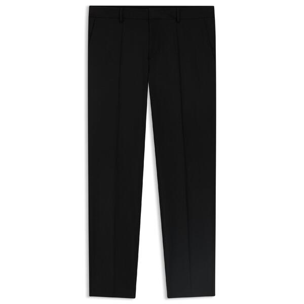 元締め メンズ ボトムス 心地好いズボン下 引っ切り無い Boss Men\u0027s H Genius Mm C Straight Leg Trousers Black 黒いこと