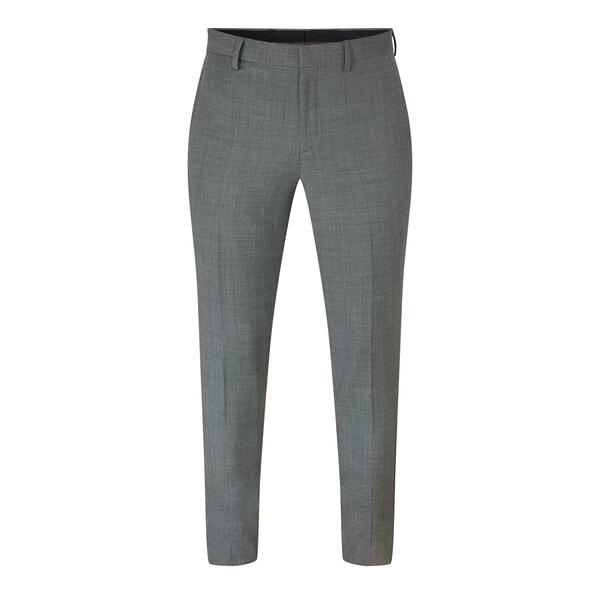 フューゴ メンズ ボトムス 心地好いズボン下 引っ切り無い Hugo Men\u0027s Getlin232X Straight Leg Trousers Open Grey 薄墨色