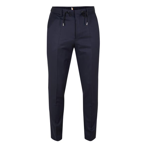 主任者 メンズ ボトムス 心地よいズボン下 引っ切り無い Boss H-Genius-Ds-B10236006 01 Straight Leg Trousers Mens Dark Blue 青色