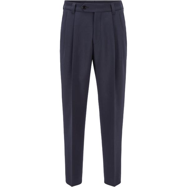 雇い主 メンズ ボトムス 心地好いズボン下 か細い相応う Boss Men\u0027s Pillip Slim Fitrousers Dark Blue 青碧
