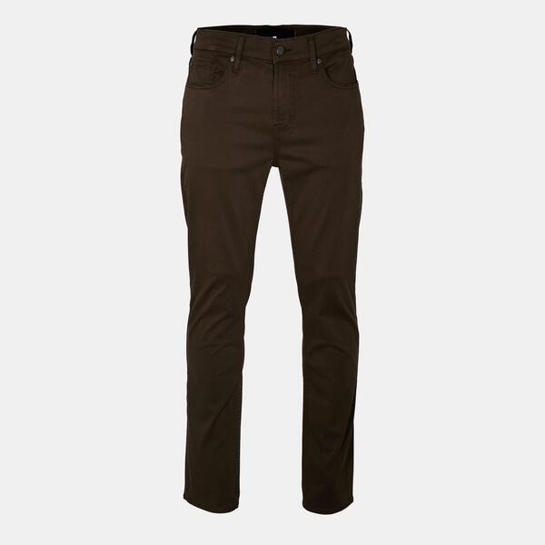 セブンフォーオールマンカインド メンズ ボトムス 心地よいズボン下 か細い填まる プルオーバー 7 For All Mankind Men\u0027slimmy Sateen Slim Fitrousers Olive オリーブ