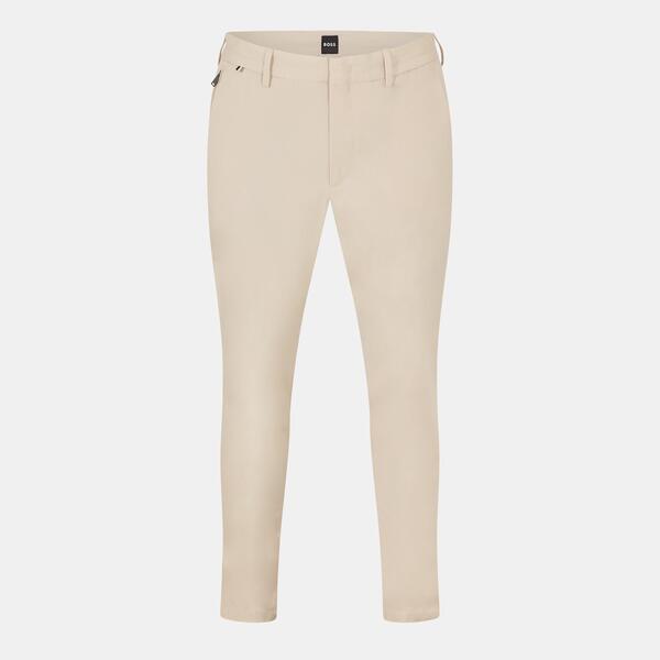 主任者 メンズ ボトムス 心地よいズボン下 綿織物 Boss Men\u0027s HBB Kato Sustainable Organicotton Trousers Open White 白いこと