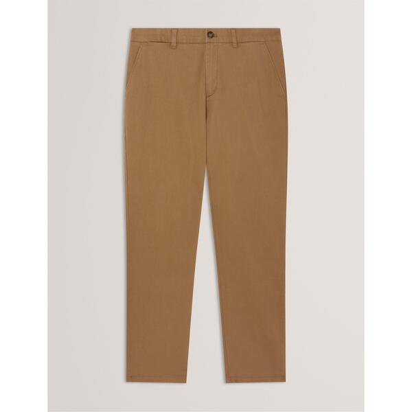 テッドベーカー メンズ ボトムス 心地好いズボン下 か細い相応う Ted Baker Men\u0027slim Fit Chinos Tan タン