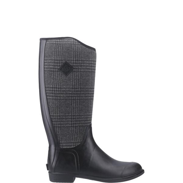 ムックブーツ レディース シューズ ブーツ・レインブーツ トール 力くらべ Muck Boots Derby Tall Black 黒いこと