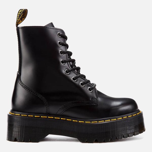 御医者さんマーチン メンズ シューズ ブーツ・レインブーツ プラットホームブーツ プラットホーム Dr Martens Jadon Platform Boots Black 黒いこと