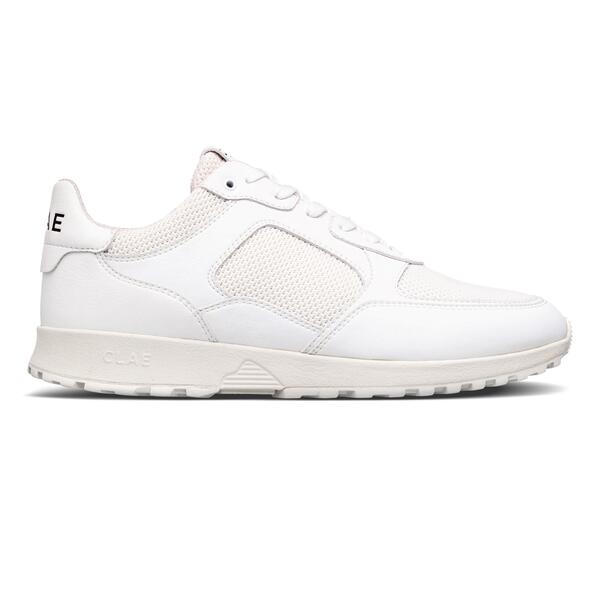 クラエ メンズ シューズ スニーカー Clae Unisex Adults Low-Top Trainers Triple White 白いこと