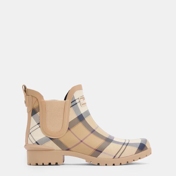 バブアー レディース シューズ ブーツ・レインブーツ チェルシー Barbour Womens Wilton Chelsea Wellington Boots Hessian Tartan