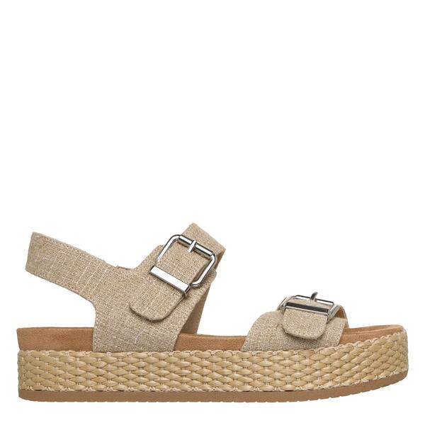 スケッチャーズ レディース シューズ サンダル Skechers Bobs B Mist Ld63 Natural Sparkle