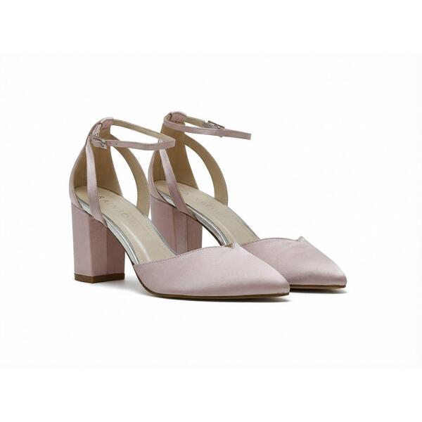 虹霓 レディース シューズ パンプス Rainbowomen\u0027s Block Court Shoes Dusk Rose
