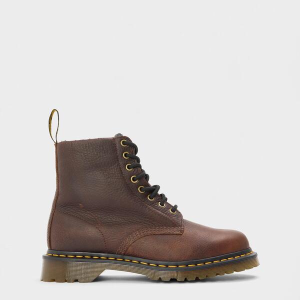 御医者さんマーチン レディース シューズ ブーツ・レインブーツ スピード競技 Dr Martens 1460 Lace Up Boot Dark Brown 赤銅色