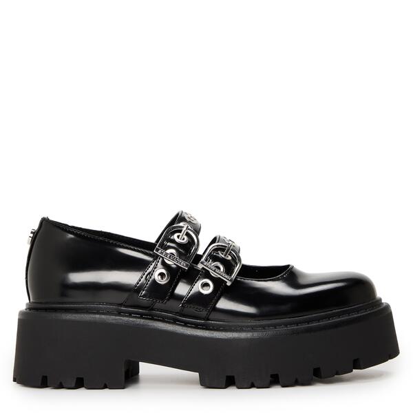 スティーブ マデン レディース シューズ サンダル 踵 Steve Madden Women\u0027s Overt Heeled Mules Blk Action Lthr