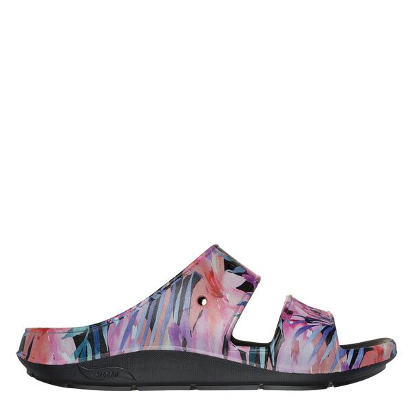 スケッチャーズ レディース シューズ サンダル Skechers Women\u0027slider Slippers Black/Multi 黒いこと