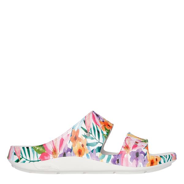 スケッチャーズ レディース シューズ サンダル Skechers Women\u0027slider Slippers Multi マルチ色合い