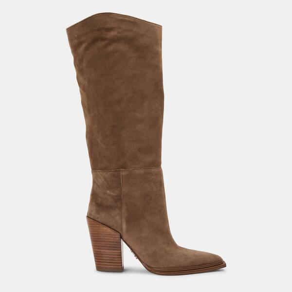 スティーブ マデン レディース シューズ ブーツ・レインブーツ Steve Madden Women\u0027s Bronty Knee High Boots Taupe Suede トープ