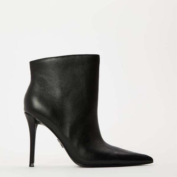 スティーブ マデン レディース シューズ ブーツ・レインブーツ アンクル 踵 Steve Madden Women\u0027sentinel Ankle Heeled Boots Black Lthr 黒いこと