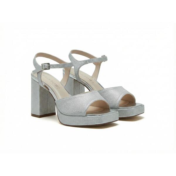虹霓 レディース シューズ パンプス プラットホーム 踵 Rainbowomen\u0027s Platform Heelsilver しろがね色