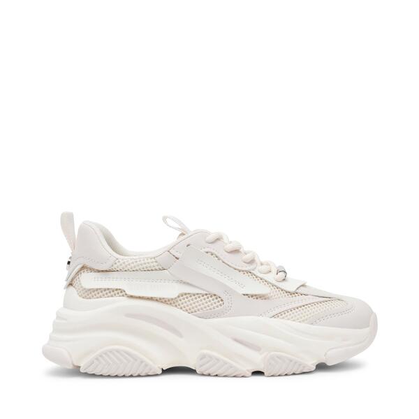 スティーブ マデン レディース シューズ スニーカー Steve Madden Women\u0027s Possession Chunky Trainersilver Coin しろがね色