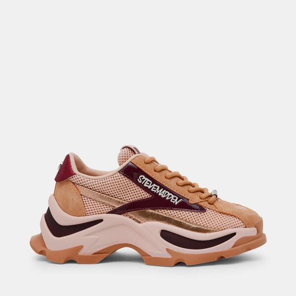 スティーブ マデン レディース シューズ スニーカー Steve Madden Zoomz Trainer Ld99 Clay Multi マルチ色合い