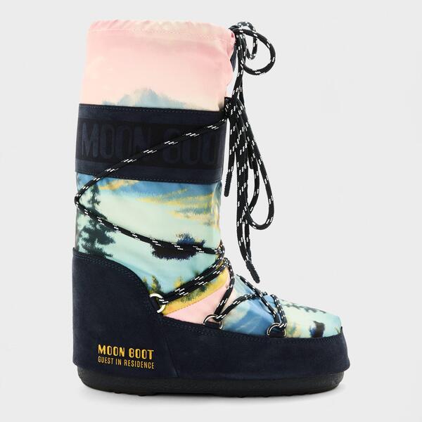 お月さまブーツ レディース シューズ ブーツ・レインブーツ Moon Boot Women\u0027s Postcard Snow Boots Midnight