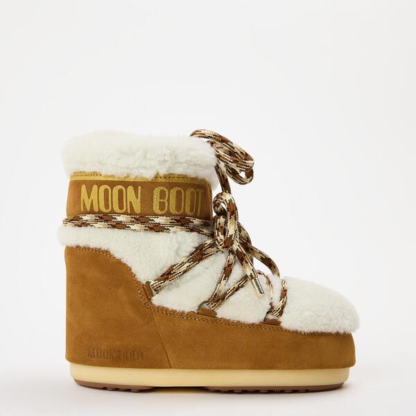 ムーンブーツ レディース シューズ ブーツ・レインブーツ Moon Boot Women's Icon Bluetooth Low Sherling Snow Boots Whisky White ホワイト｜ReVida 店