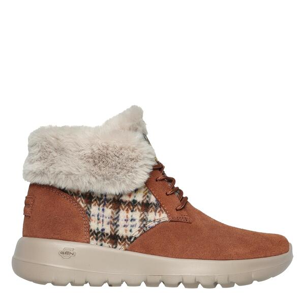 スケッチャーズ レディース シューズ スニーカー Skechers Women\u0027s Go Joy Slip On Trainers Tan タン