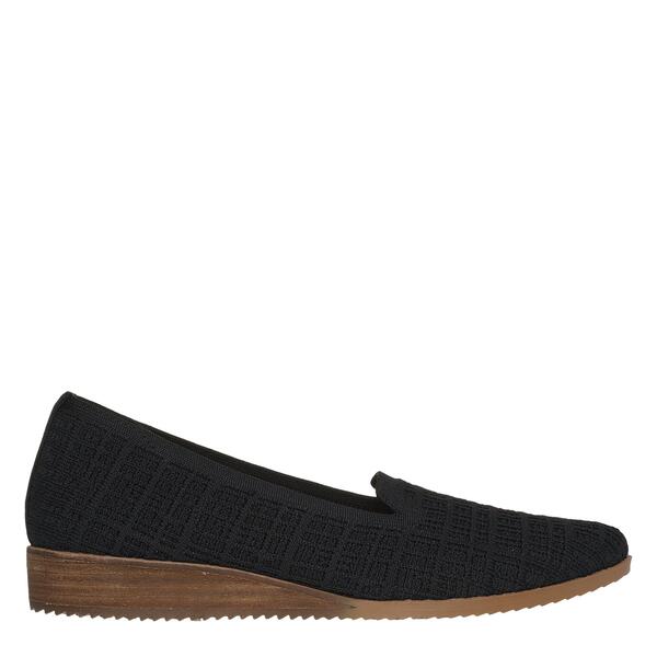 スケッチャーズ レディース シューズ スニーカー Skechers Cleo Sawdust Slip On Trainers Womens Black 黒いこと