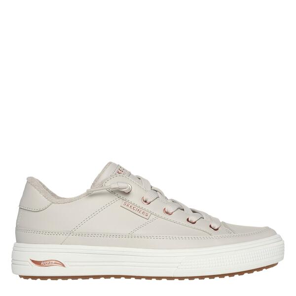スケッチャーズ レディース シューズ スニーカー Skechers Womens Arch Fit Arcade Low-Top Trainers Off White 象牙色