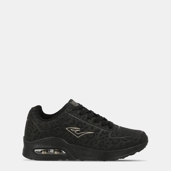エバーラスト レディース シューズ スニーカー Everlast Kaiso Trainers Womens Black Leopard ブラック｜ReVida 店