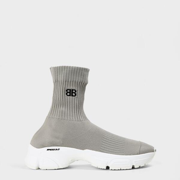 バレンシアガ レディース シューズ スニーカー Balenciaga Speed 3.0 Sneakers Bal Grey/White 白いこと
