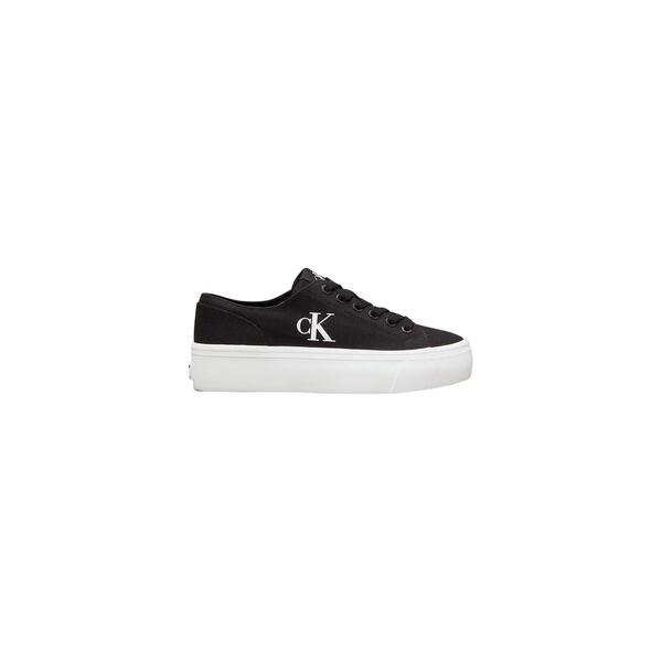 カルバンクライン レディース シューズ スニーカー Calvin Klein Women\u0027s Low-Top Trainers Black/Brght Wht 黒いこと