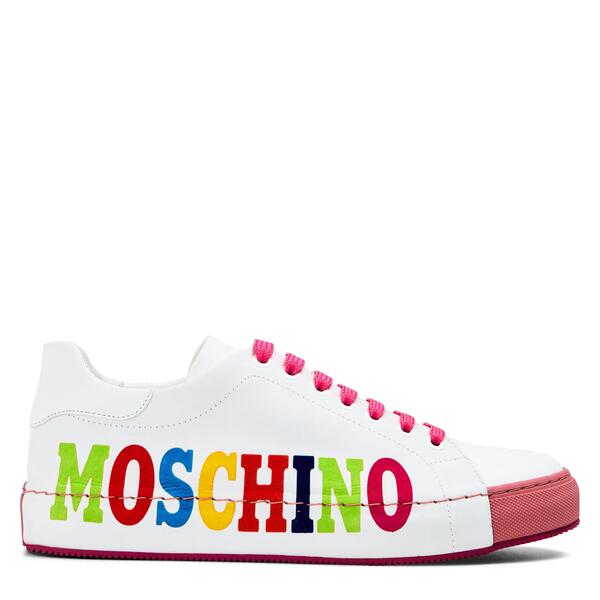 モスキーノ レディース シューズ スニーカー Moschino Women\u0027s Low-Top Trainers White 白いこと