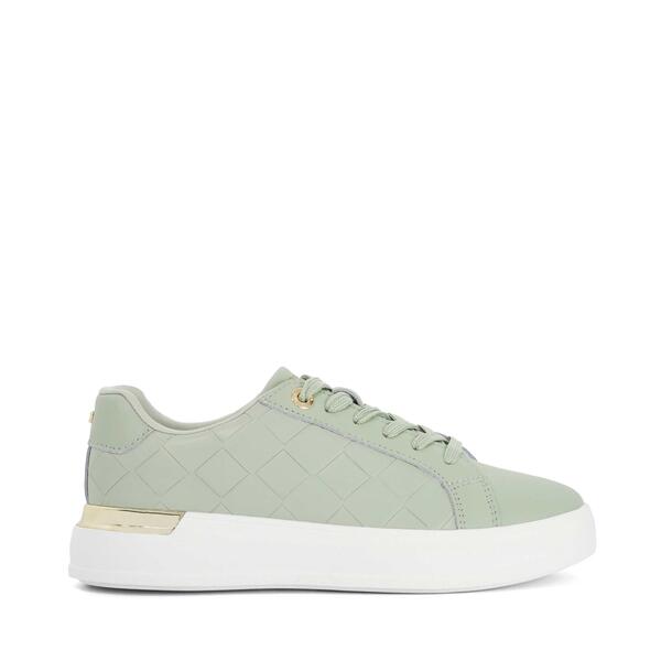 デューンロンドン レディース シューズ スニーカー Dune London Women\u0027s Eave Low-Top Trainers Green 緑であること
