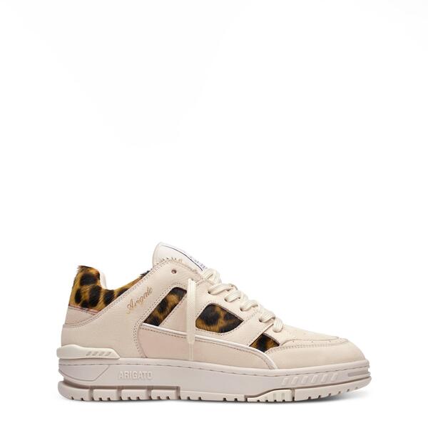 アクセルアリガト レディース シューズ スニーカー Axel Arigato Women\u0027s Basketball-Style Area Lo Trainers Beige/Leopard ベージュ