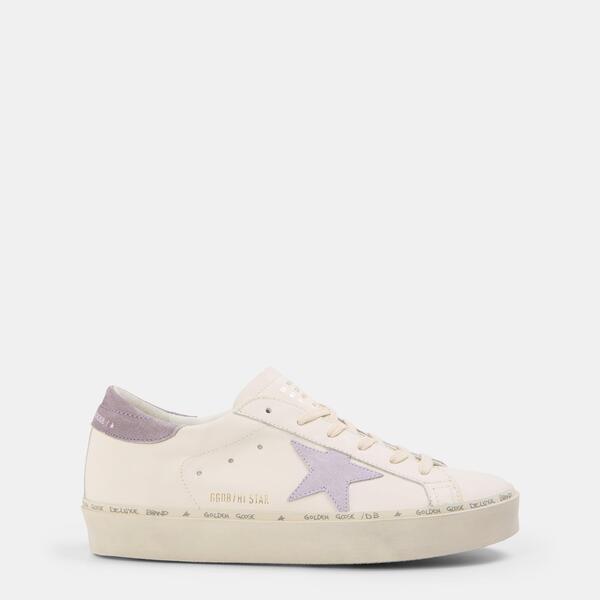 ゴールデングース レディース シューズ スニーカー Golden Goose Hi Star White/Lilac ホワイト|ReVida 店